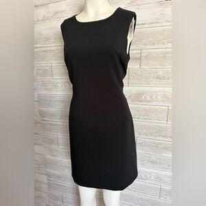 Elegant Black Sleeveless Midi Dress